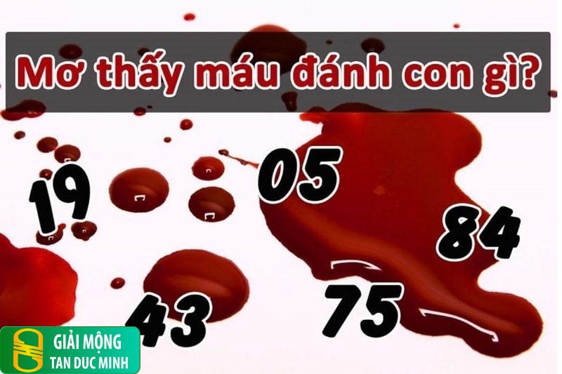 Nằm mơ thấy máu đỏ