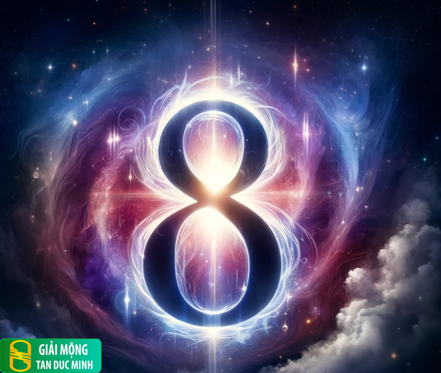 Nằm mơ thấy số 8 biểu thị sự thịnh vượng, cơ hội và phát triển trong cuộc sống.